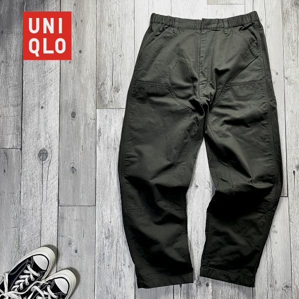 ☆UNIQLO +J ユニクロ ジルサンダー☆ダブルニー イージー ワークパンツ size(S) S2689拍卖