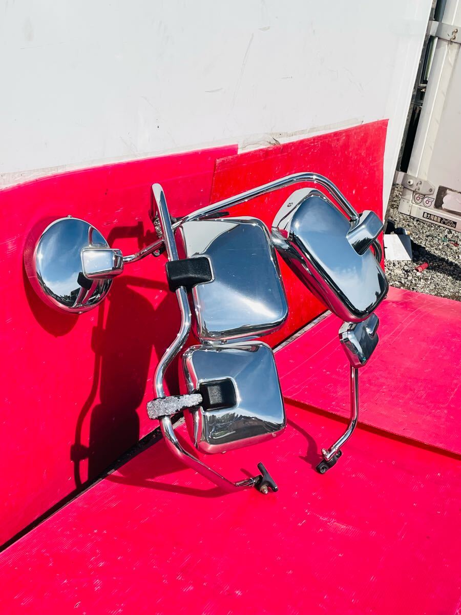 純正品 三菱 ふそう ファイター メッキミラー メッキミラーステー セット メッキ サイドミラー ミラー ステー 希少品 Rei4347拍卖