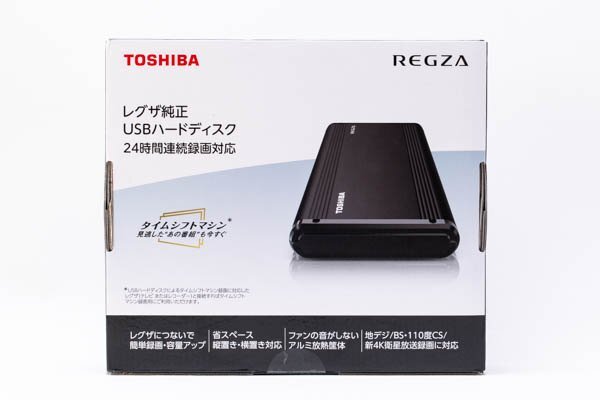 【未開封】TOSHIBA 東芝 THD-400V3 REGZA レグザ 純正 USBハードディスク 4TB 外付HDD タイムシフトマシン対応 #38224拍卖
