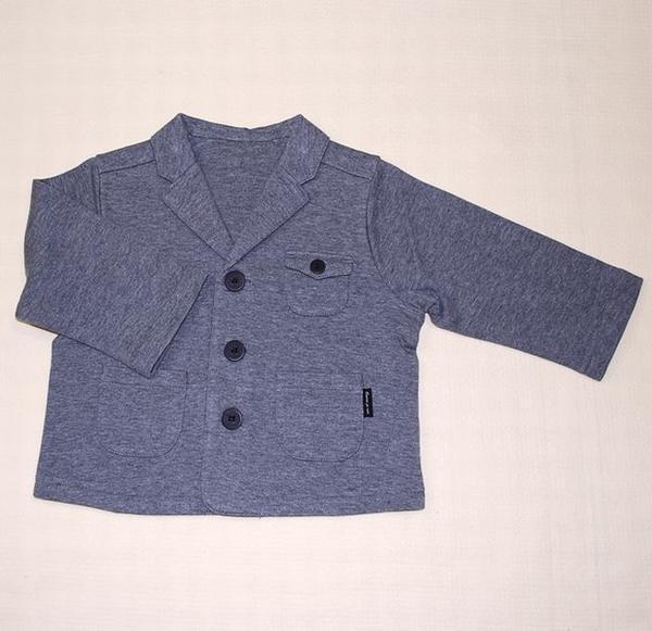 Last コムサイズム 80 やわらか綿100% ジャケット グレー拍卖