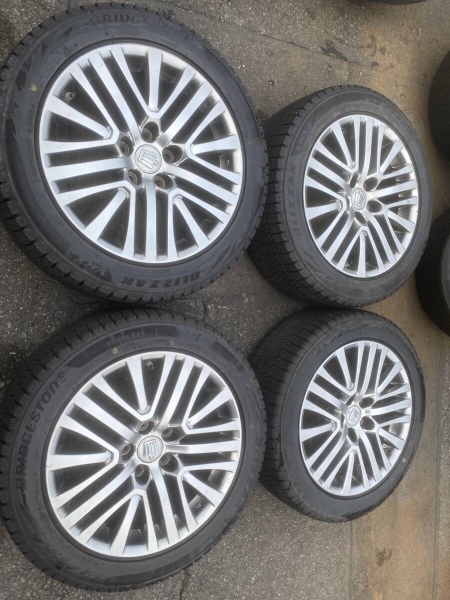 AS1025-5◆2024年製!◆トヨタ純正◆210系◆クラウンマジェスタ◆17×7.5J+40◆5穴PCD114.3◆VRX2◆225/50R17◆4本セット◆中古品◆拍卖
