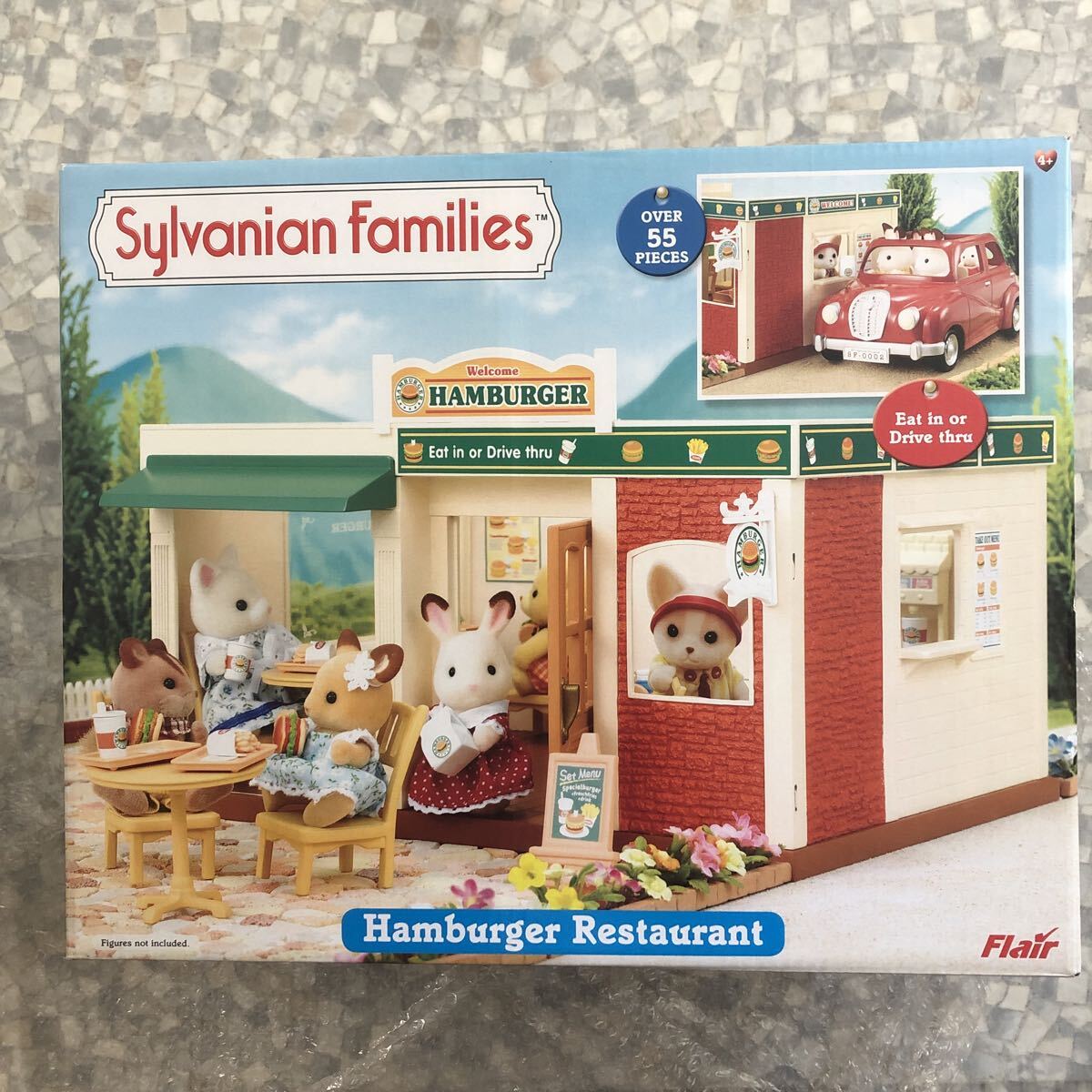 廃盤レア 海外版 hamburger restaurant シルバニアファミリー ハンバーガー レストラン Sylvanian Families シルバニア 廃盤品拍卖