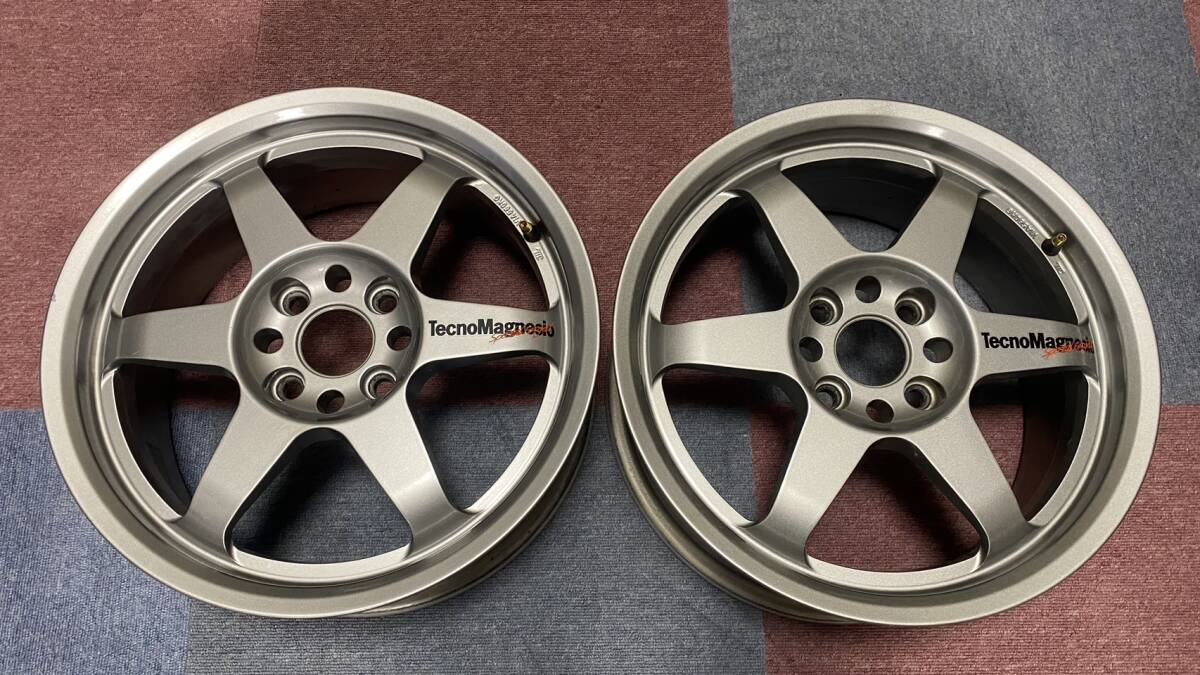 ★超希少 廃版 鍛栄舎 鍛造テクノマグネシオ 15 6.5J +35 PCD100-4H 約5キロ 美品2本セット拍卖