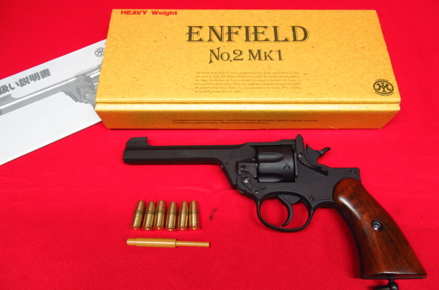 SPG刻印有り MARUSHIN マルシン ENFIELD エンフィールド No.2 MK1 HW ヘビーウェイト 木製グリップ モデルガン 管理7KH1021I-J2拍卖