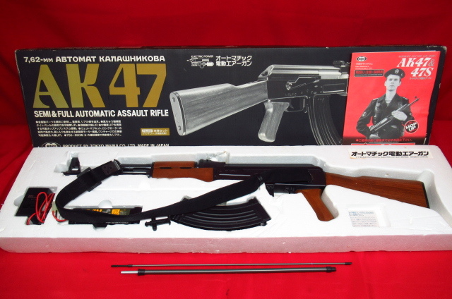 TOKYO MARUI 東京マルイ AK47 オートマチック電動エアーガン アサルトライフル バッテリー付き 電動ガン 管理7KH1021J-H10拍卖