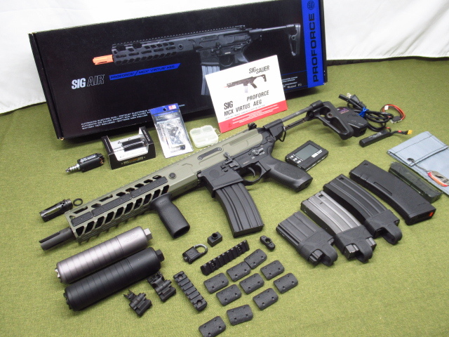 VFC ベガフォースカンパニー SIG AIR PROFORCE MCX VIRTUS AEG 電動ガン マガジン シグカスタムパーツなど 備品多数 管理7H1003Q-G1拍卖
