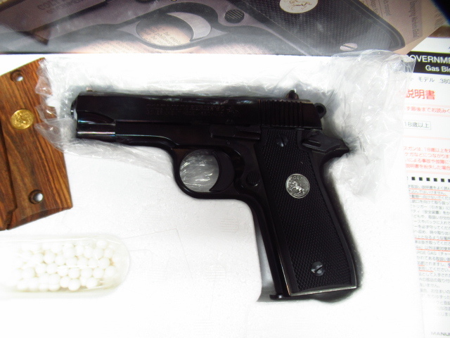ジャンク TANAKA WORKS タナカワークス コルト ガバメント 380 AUTO ミッドナイトゴールド ガスガン 管理I1013g-B2拍卖