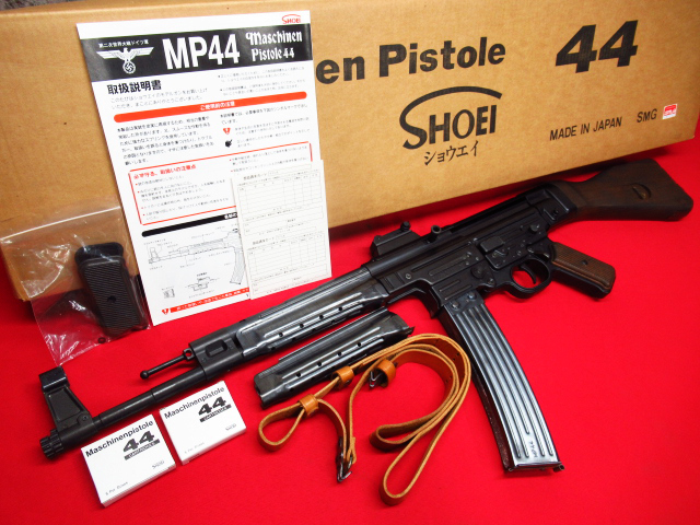 SMG刻印あり 未発火 SHOEI 松栄 ショウエイ MP44 マシンピストル 突撃銃 リアルウッド ドイツ軍 金属製モデルガン 管理7k1024C-H01拍卖
