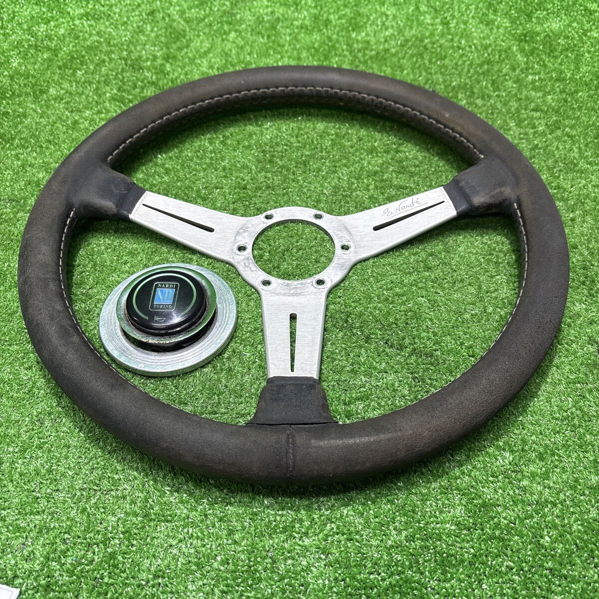 NARDI ナルディ TORINO トリノ ステアリング ハンドル 36パイ 証明書無い為 ジャンク品 S51060074拍卖