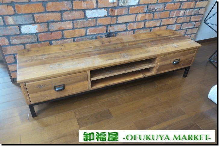 家具WD■511595■ CRASH GATE クラッシュゲート バベル テレビボード W1680■展示品/取り外し品/未使用品/千葉出荷拍卖