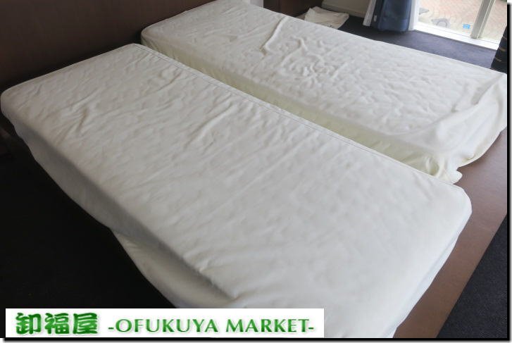 家具WD■511600■日本ベット マットレスのみ シングル 2台セット■展示品/取り外し品/未使用品/千葉出荷拍卖