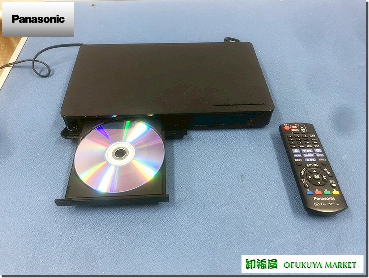 29006■Panasonic ブルーレイディスクプレーヤー DMP-BDT180 リモコン付 2019年製■展示品/取り外し品/中古品拍卖