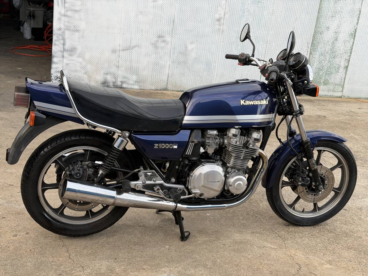 KAWSAKI Z1000J エンジン良い状態!!打刻届証明書!予備検付き可能! 旧車絶版車 逆輸入車 , 実動車 動画あり、検) Z1000、Z400J、Kz900拍卖