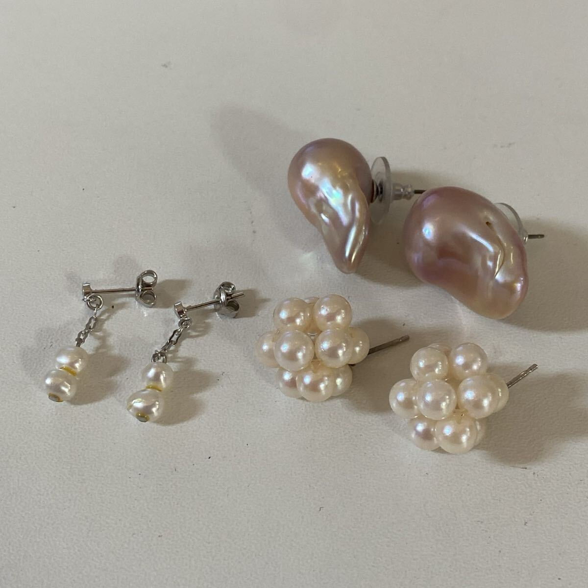 ◆NO.250930◆ パール 真珠 貝 アクセサリー ピアス まとめ シェル 総重量約23g 耳飾り セット拍卖