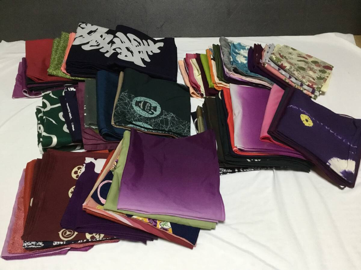 中古 風呂敷 ふくさ 60枚 まとめて リメイク材料拍卖