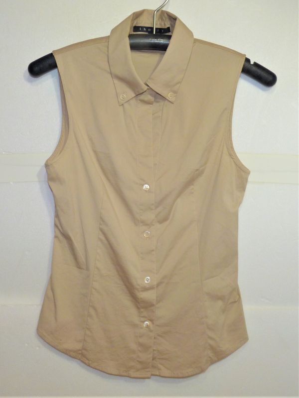 Theory(セオリー) ノースリーブ シャツ LADY'S SIZE:2 古着 702321-345C拍卖
