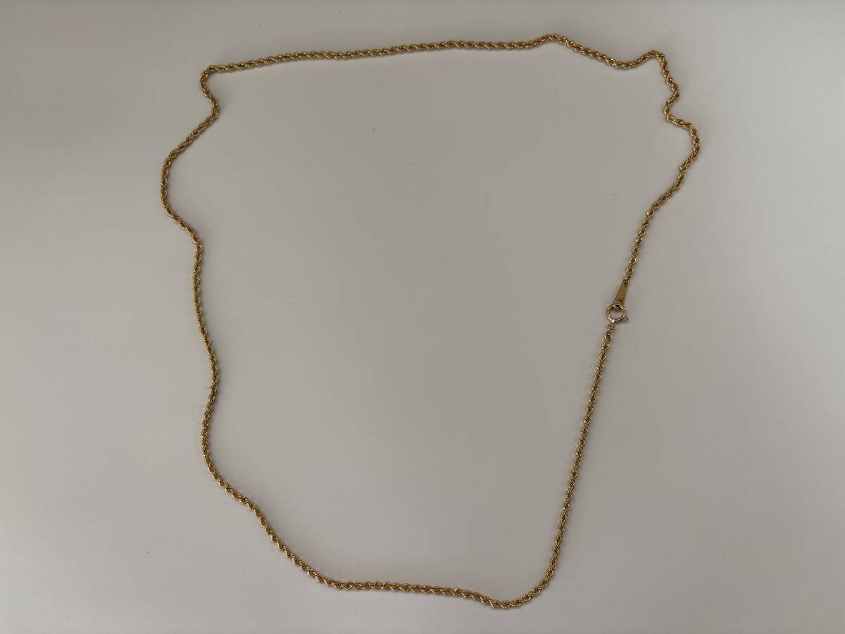 うぶ品 K18刻印 18金 ネックレス 約4.8g拍卖