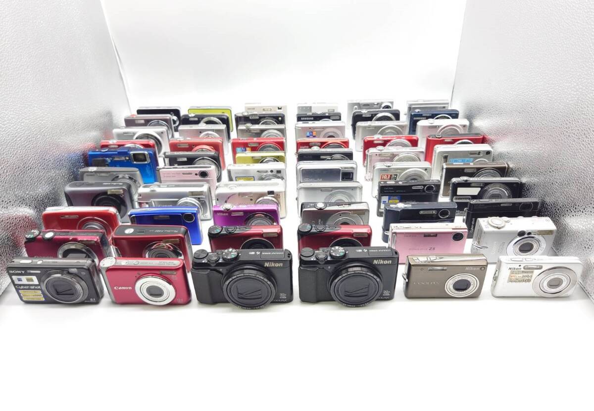コンデジ 60台 まとめ Nikon Canon SONY CASIO OLYMPUS 他 大量 セット デジカメ コンパクトデジタルカメラ 拍卖