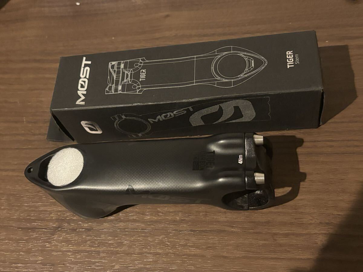 MOST モスト TIGER ULTRA TiCR 120mm カーボンエアロアヘッドステム OS 美品拍卖