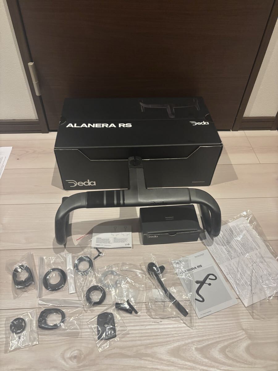 美品 デダ ALANERA RS HANDLEBAR 110×380mm (心-心) アラネラRSハンドルバー DEDA 使用500km未満拍卖