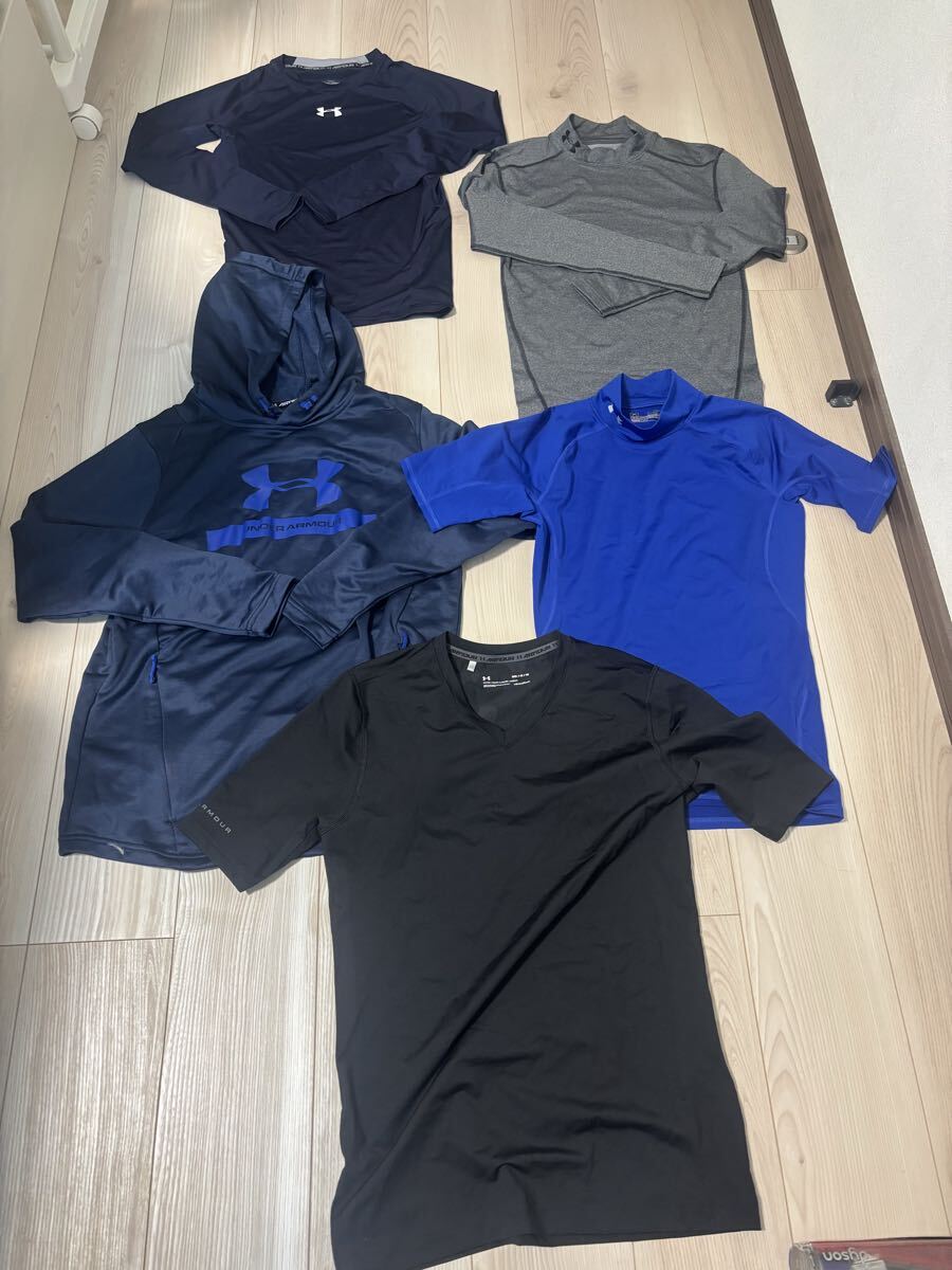 アンダーアーマー 5点セット サイズMD ほとんど未使用 Tシャツ 長袖拍卖