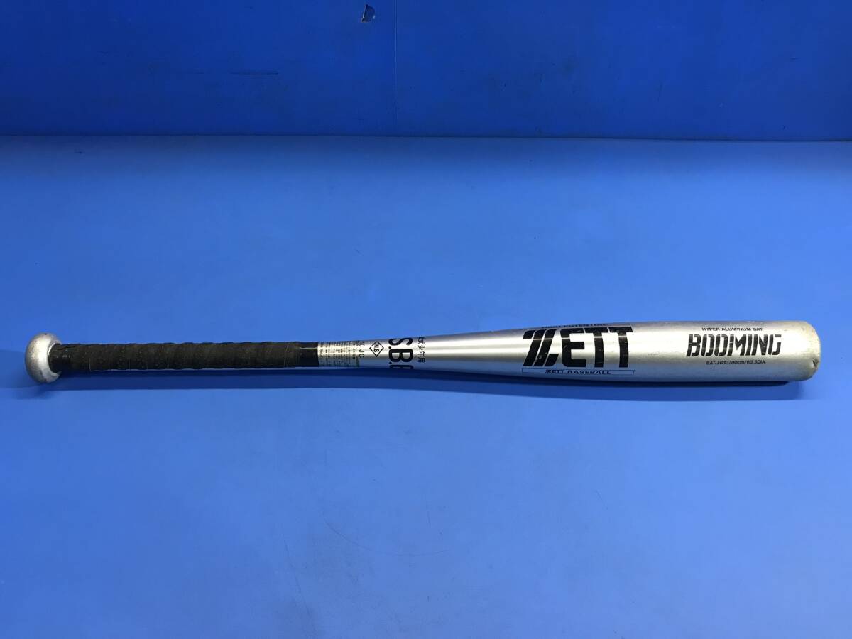 B6【 ゼット / ZETT 】軟式用 少年用バット 金属バット【 BOOMING BAT-7033 】自重651g 野球 スポーツ バット 120拍卖