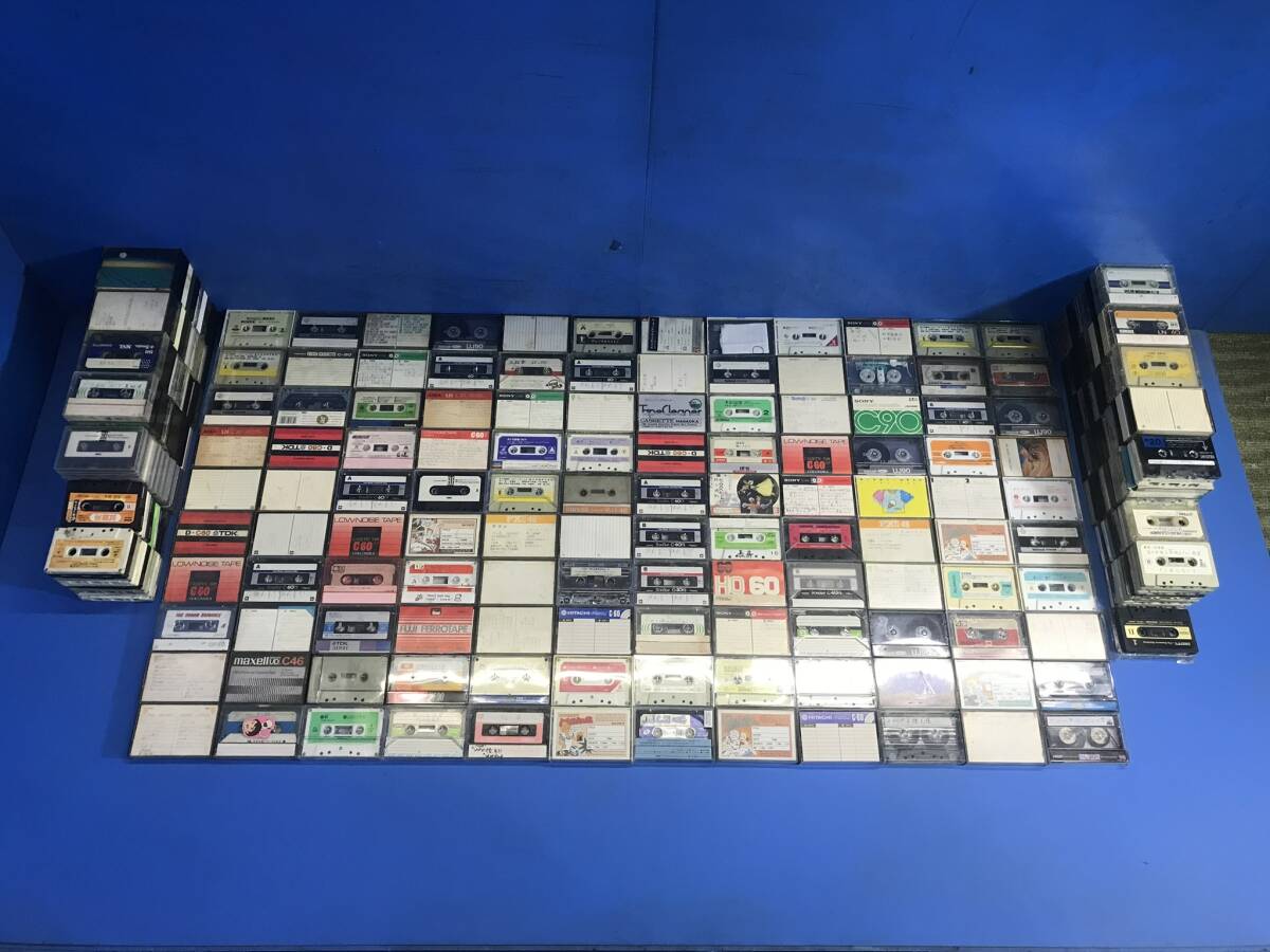 9 大量【 SONY / TDK / maxell 他 】カセットテープ 各種262本 音楽 カセット C-60HF D.C60 UJ90他 160拍卖