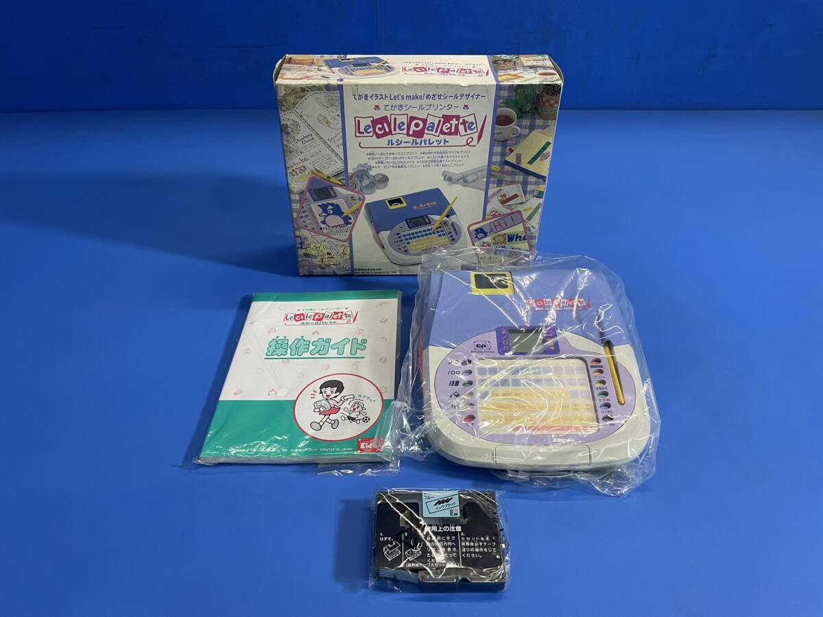未使用【 タカラ / TAKARA 】てがきシールプリンター Lecile Palette ルシールパレット 取説付き 文房具 ラベラー ラベル用品 60拍卖