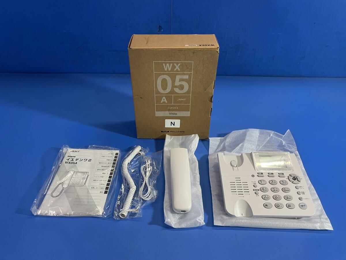 未使用【 ウィルコム / WILLCOM 】イエデンワ2【 WX05A-N 】電話機 取説付き 通信 80拍卖