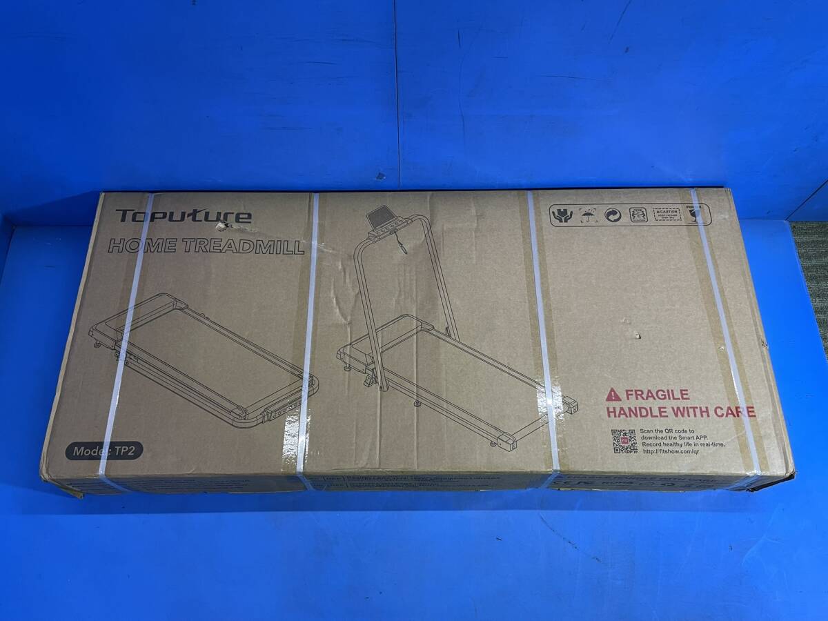 未使用【 Toputure 】HOME TREADMILL ホームトレッドミル【 TP2 】ルームランナー ランニングマシン フィットネス器具 最速12km/h KC拍卖