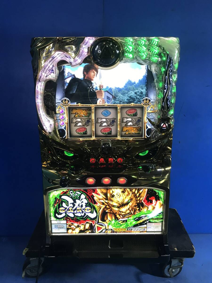 【 エレコ / ELECO 】パチスロ実機 スロット台【 SLOT 牙狼 XG / GARO 】コインレス機 家庭用電源 動作OK KB拍卖