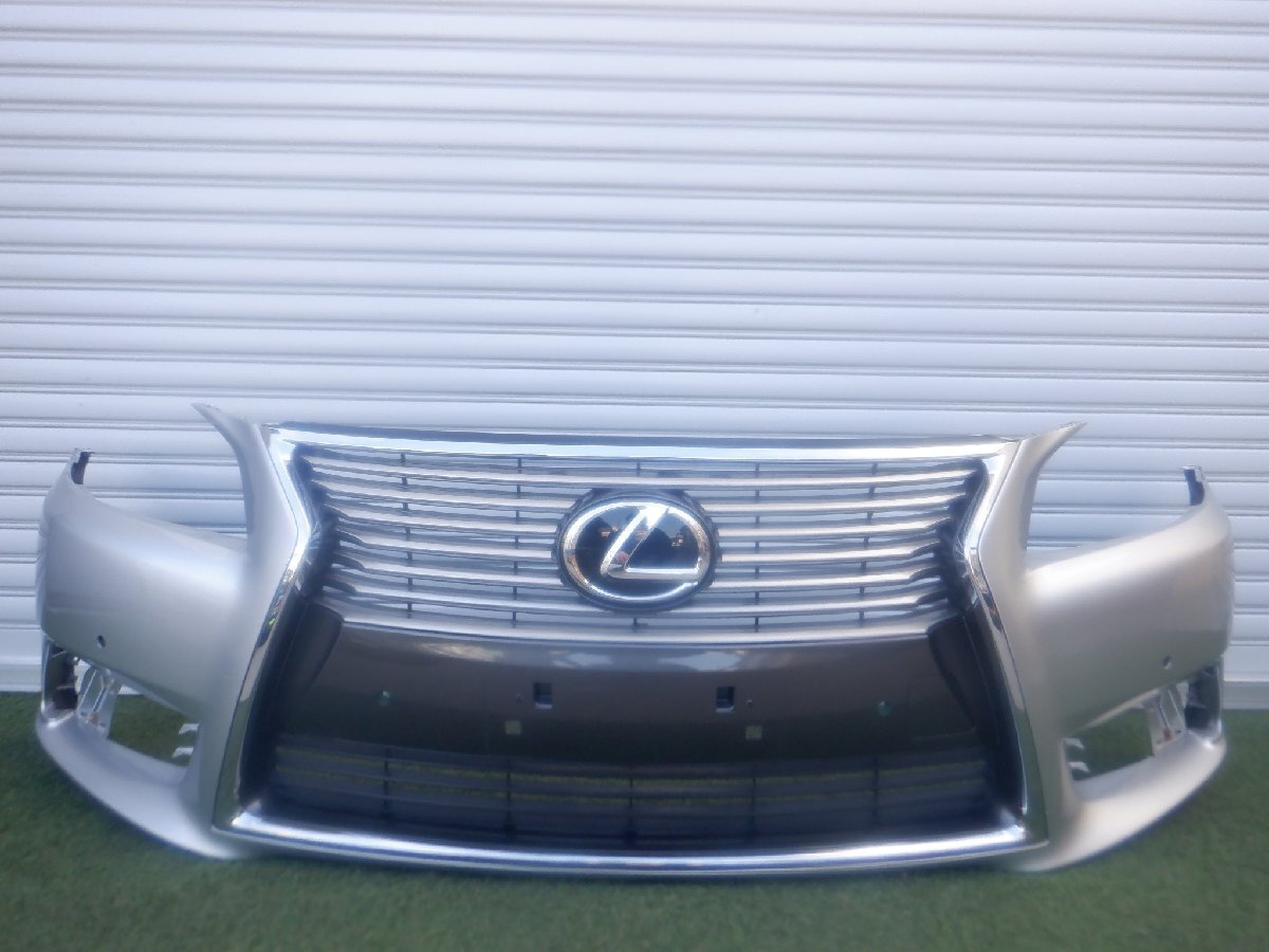 レクサス純正 USF40 USF45 USF41 LS460 UVF45 UVF46 LS600H 40系 LS 後期 3型 フロントバンパー グリル エンブレム付 52119-50E80 シルバー拍卖