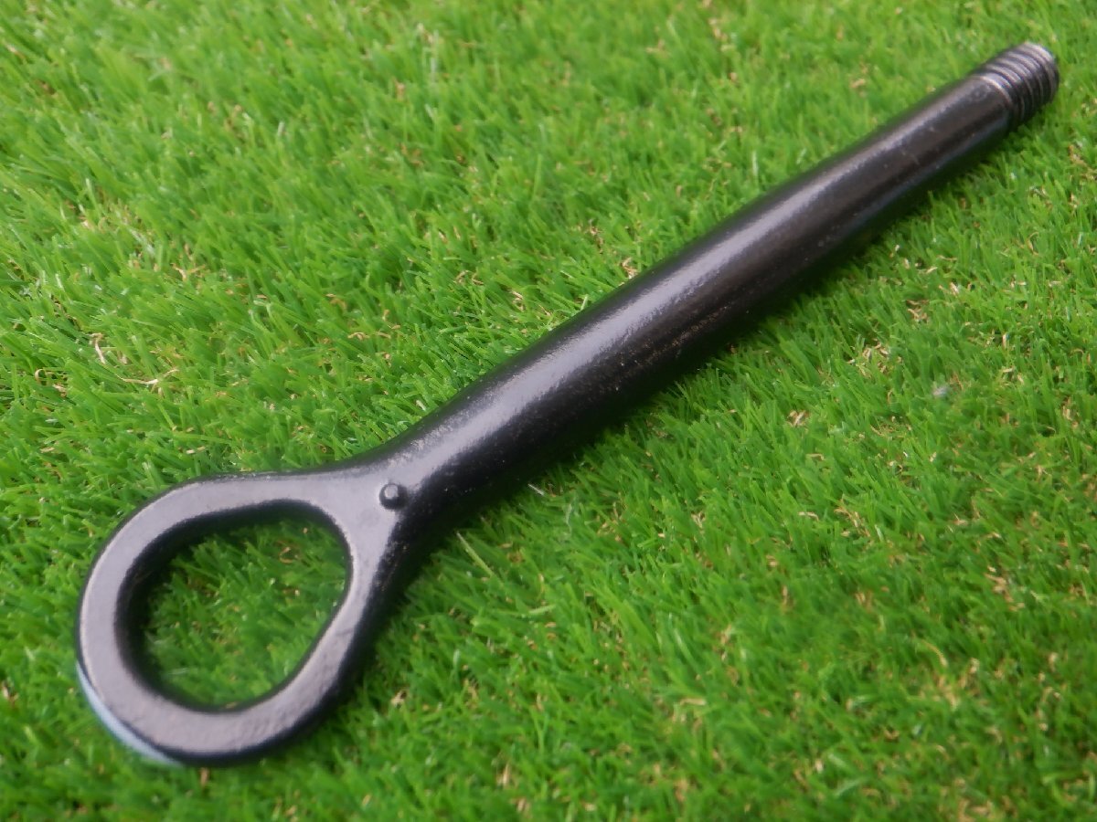 新車外し トヨタ純正 トーイングフック 牽引フック ハリアー ? RAV4 ? アルファード ? 全長 約24㎝ ボルト太さ 約17.8mm拍卖