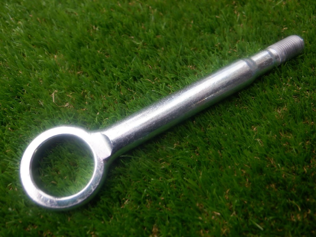 新車外し トヨタ純正 スバル純正 トーイングフック 牽引フック ZN8 GR86 86 GR ハチロク ZD8 BRZ 全長 約21㎝ ボルト太さ 約16mm拍卖