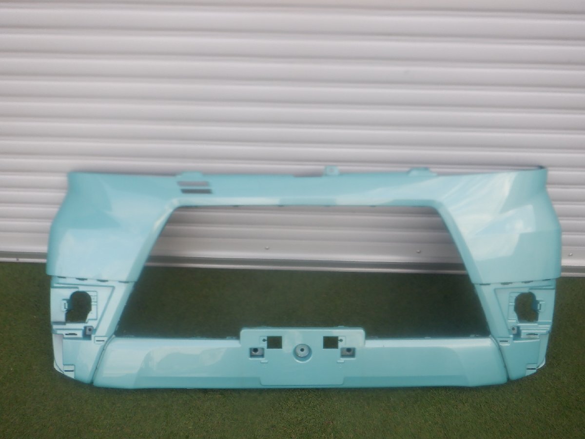 トヨタ純正 ダイハツ純正 S321M S331M ピクシスバン S320V S321V ハイゼット カーゴ 後期 フロントバンパー 52119-B5210 水色 m-25-10-303拍卖