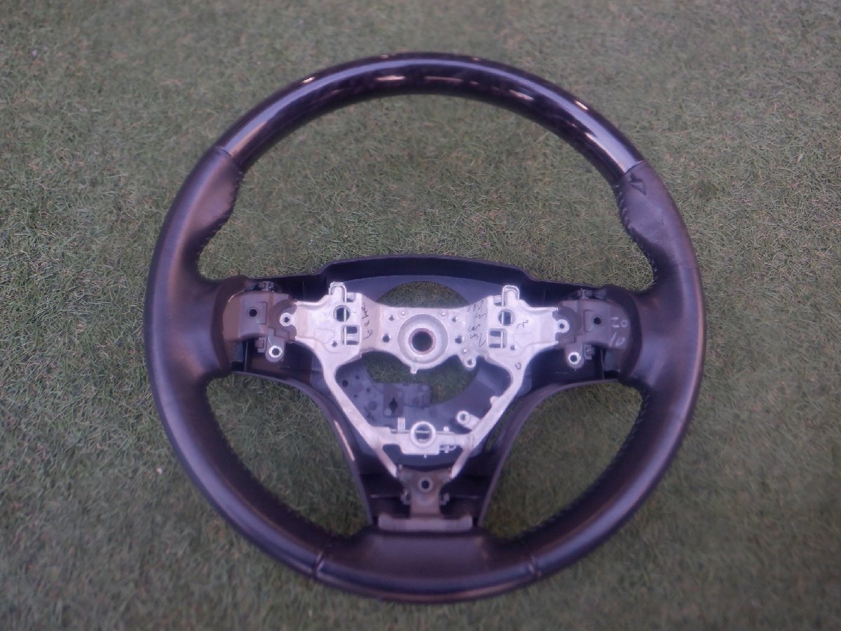 純正 ZRR80 ZRR85 ZWR80 80 ノア ヴォクシー エスクァイア ブラック?コンビ レザー 革巻 ステアリング ハンドル GS120-05930 m-25-9-485拍卖