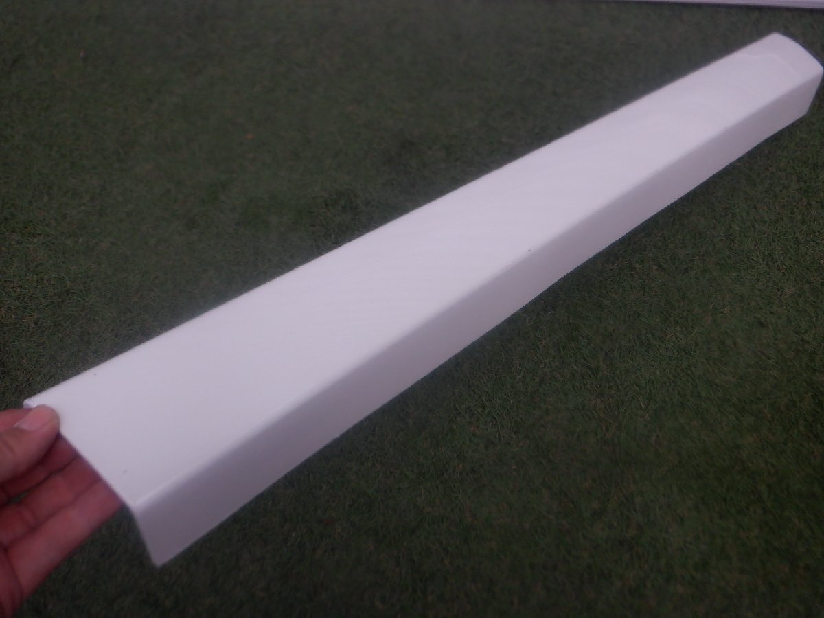 いすゞ 純正 23 エルフ 新型 フロントバンパー センター カバー パネル ガーニッシュ パネル 3X ホワイト m-25-10-578拍卖