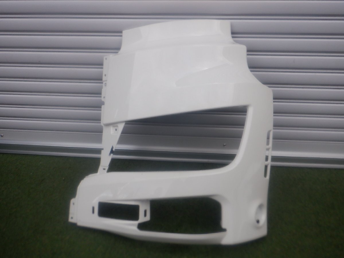 日野純正 HINO 17 プロフィア フロントバンパー コーナーバンパー 左側 助手席 ホワイト 52113- m-25-10-585拍卖