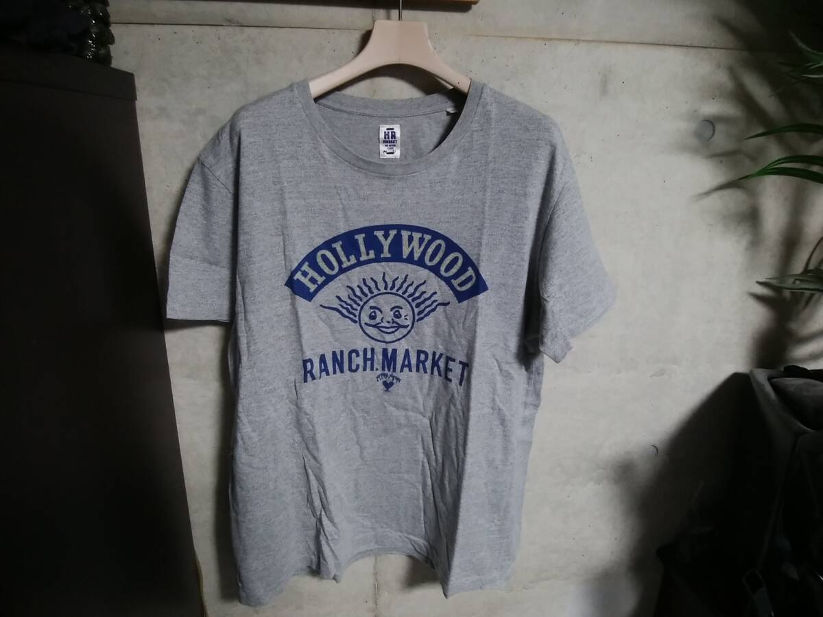【H.R.MARKET ハリウッドランチマーケット】Tシャツ2 日本製 ビッグロゴプリント入り 限定 人気アイテム拍卖