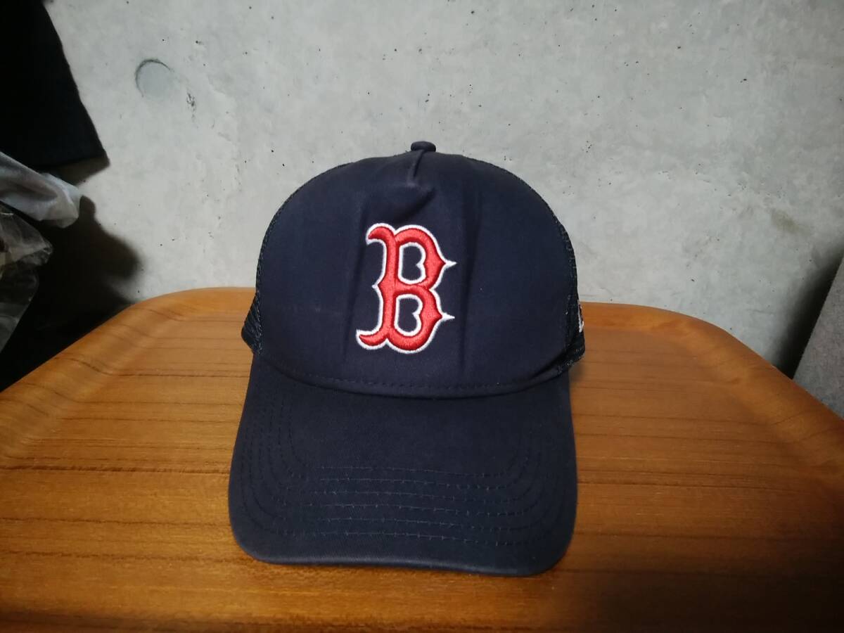 【NEW ERA ニューエラ 】刺繍入りベースボールキャップ アメリカ・メジャーリーグ「ボストン・レッドソックス」モデル 人気アイテム拍卖