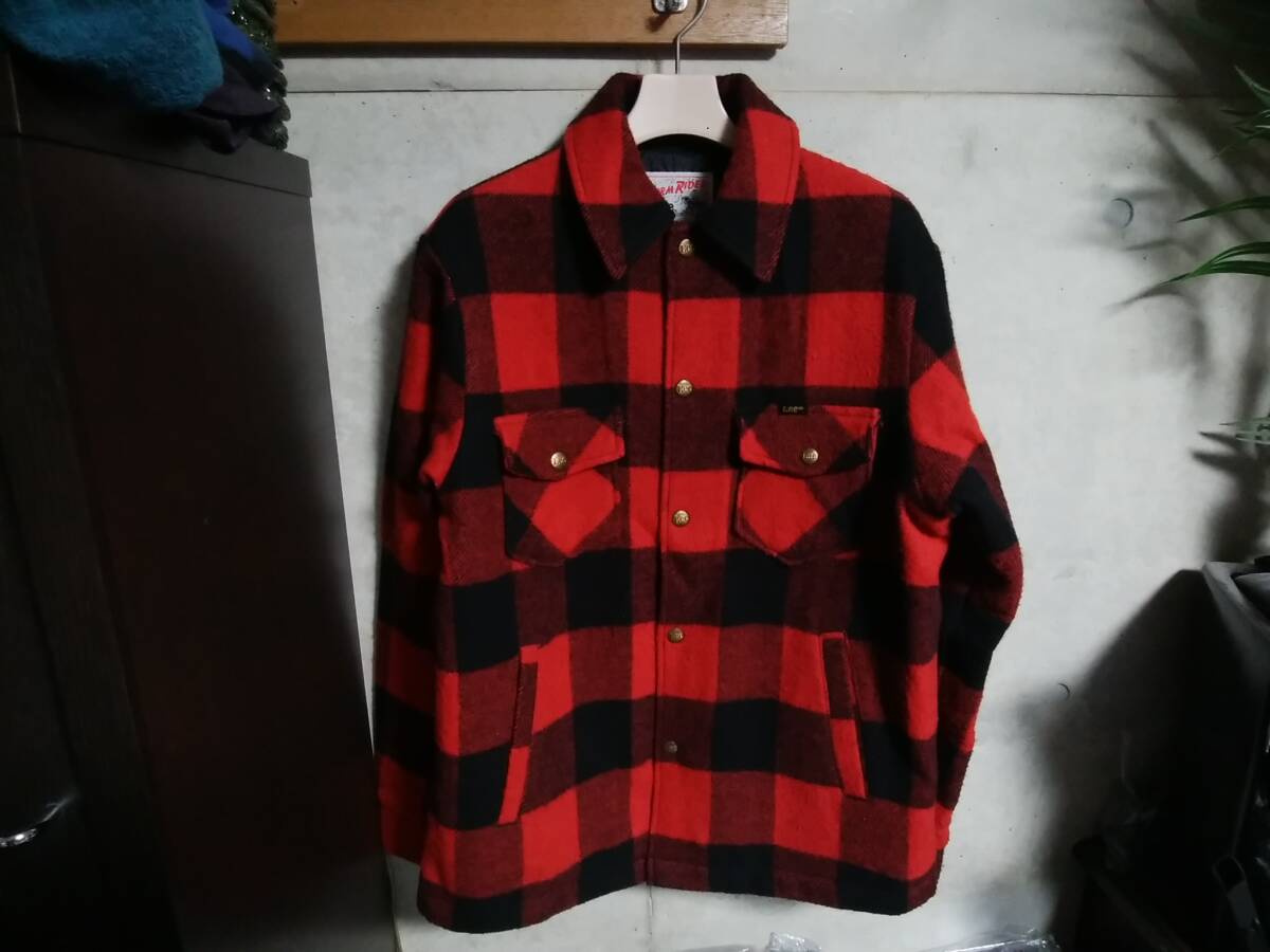 【SOPHNET. ソフネット × Lee リー】バッファローチェックジャケットM 限定コラボモデル 名作 人気アイテム キルティングジャケット拍卖