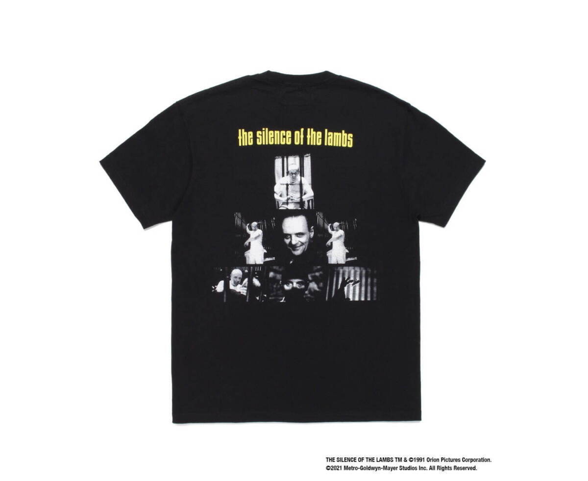【WACKO MARIA ワコマリア】TシャツXXL 映画「羊たちの沈黙」」との限定コラボモデル 「ハンニバル・レクター」プリント 名作 人気アイテム拍卖