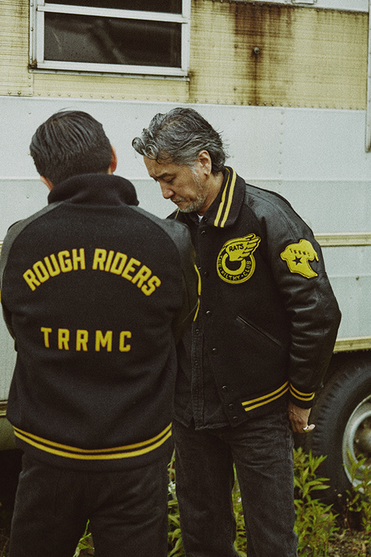 【TENDERLOIN テンダーロイン×RATS ラッツ】袖レザースタジャンL 日本製 アワードジャケット ラッツ10周年記念 限定コラボモデル 名作拍卖