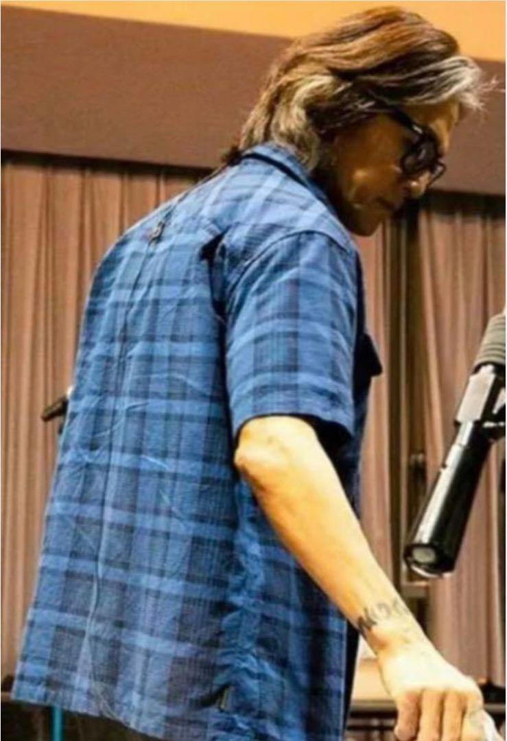 【NEIGHBORHOOD ネイバーフッド】半袖チェックシャツM 「B&C/C-SHIRT.SS」 B'z ビーズ「稲葉浩志」さん着モデル 激レア 名作 人気アイテム拍卖