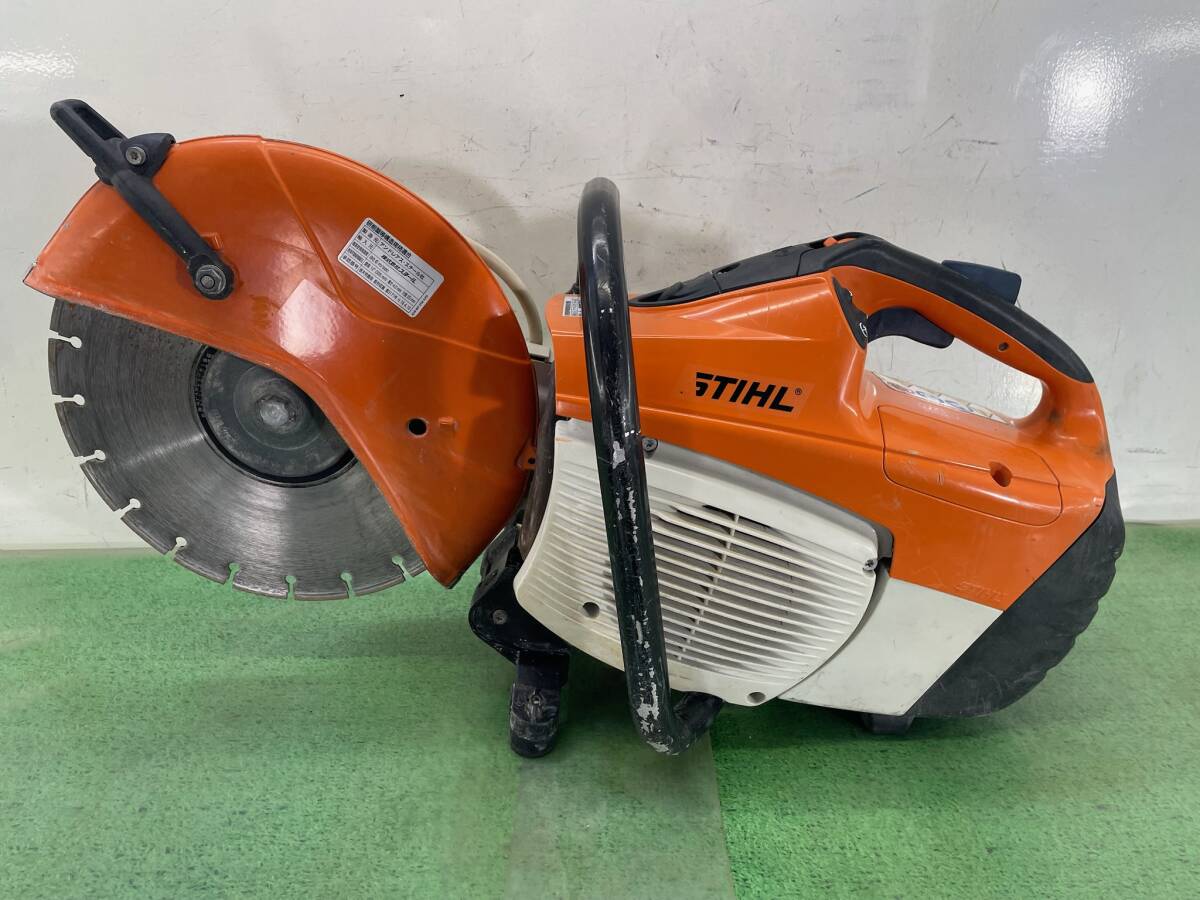 福岡発☆エンジンカッター TS480i ブレード付き!!! STIHL/スチール 切断機 コンクリートカッター 切断 建設機械 九州 中古品拍卖
