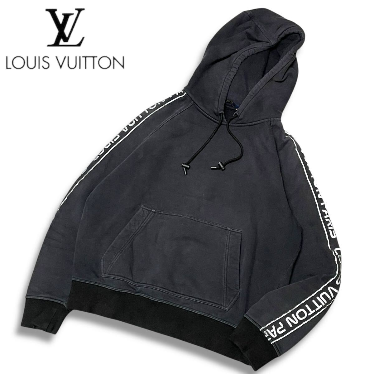 38 国内正規品 LOUIS VUITTON ルイヴィトン 19ss Reflective Sleeves Gravity Hoodie スウェット フーディー プルパーカー イタリア製拍卖