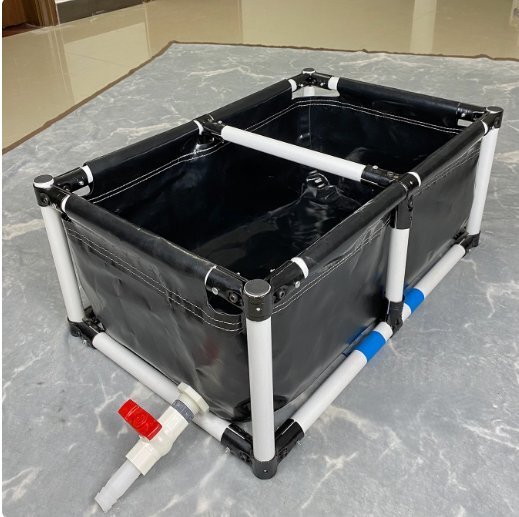 屋外用の黒色の厚手の帆布の魚池、ベランダや屋上、室内で一時的に錦鯉や亀を飼育するためのもの拍卖