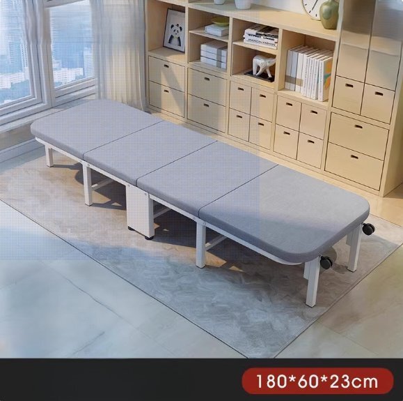 オフィス用 昼休み 折りたたみベッドシングル リクライニングチェア家庭・病院付き添い用 簡易折りたたみベッド昼寝の神アイテム拍卖