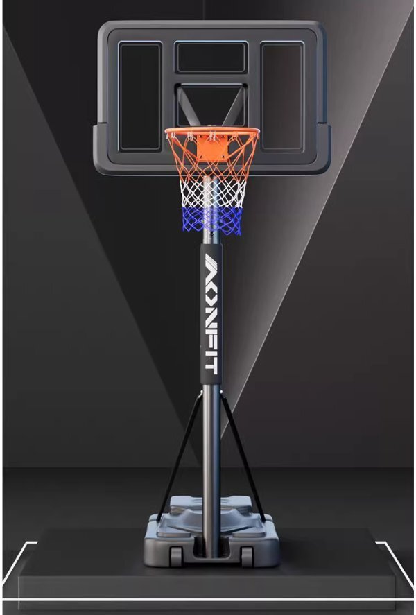 昇降式 屋外・室内兼用 バスケットボールゴールセット 子供から大人まで対応 移動可能 壁掛け取付可能拍卖