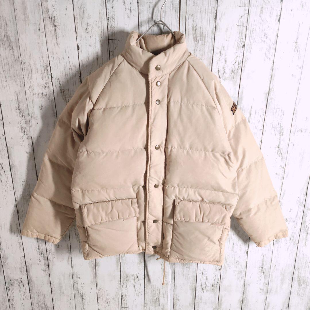 McGREGOR マックレガー ダウンジャケット M L以上 ベージュ beige 防寒 アウトドア down jacket 水鳥フェザー使用 昭和レトロヴィンテージ拍卖